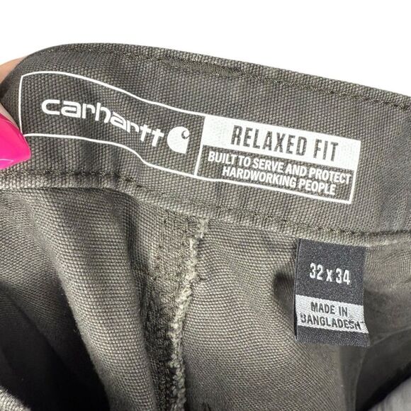 |EUC| CARHARTT Rugged Flex® Relaxed Fit Canvas Work Pant (32x34) - Picture 7 of 9